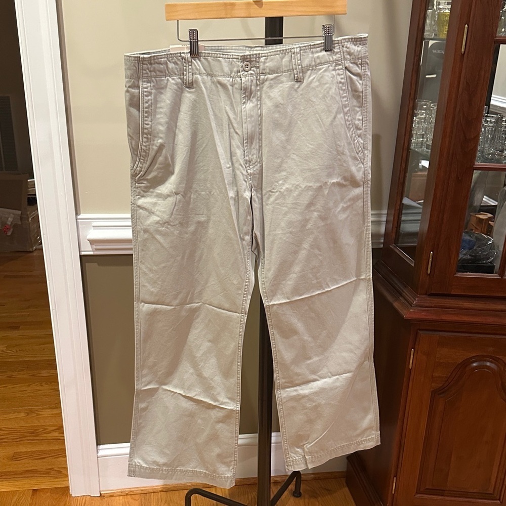 GAP Khaki Loose Boot Fit Pants